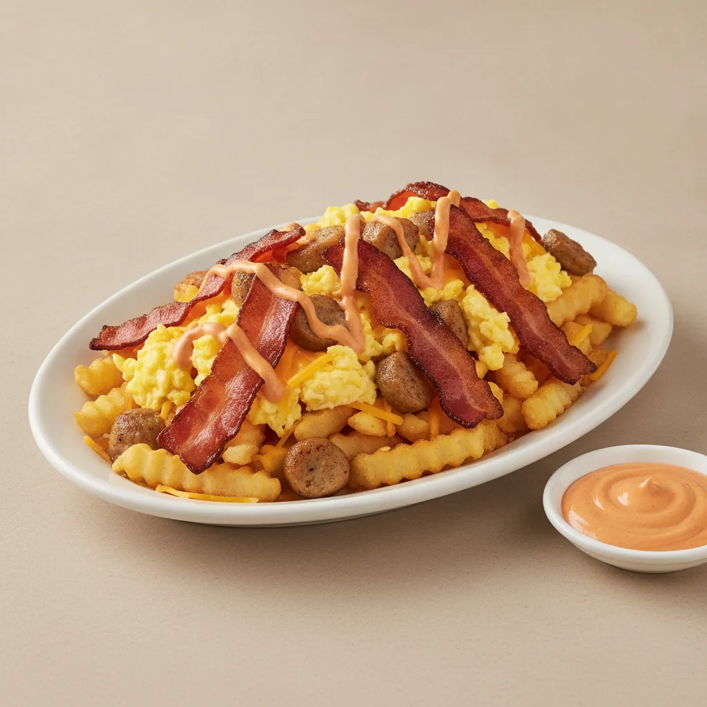 Loaded Breakfast Fries - Turkey + Chipotle Mayo