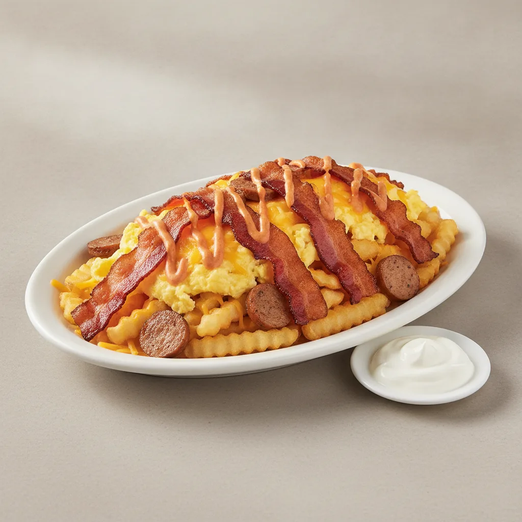 Loaded Breakfast Fries - Turkey + Sour Cream