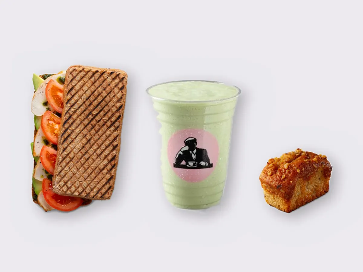The Ultimate JOE Trio — JOE's Club Sandwich, Avo Shake, Banana Bread The Ultimate JOE Trio — JOE's Club Sandwich, Avo Shake, Banana Bread