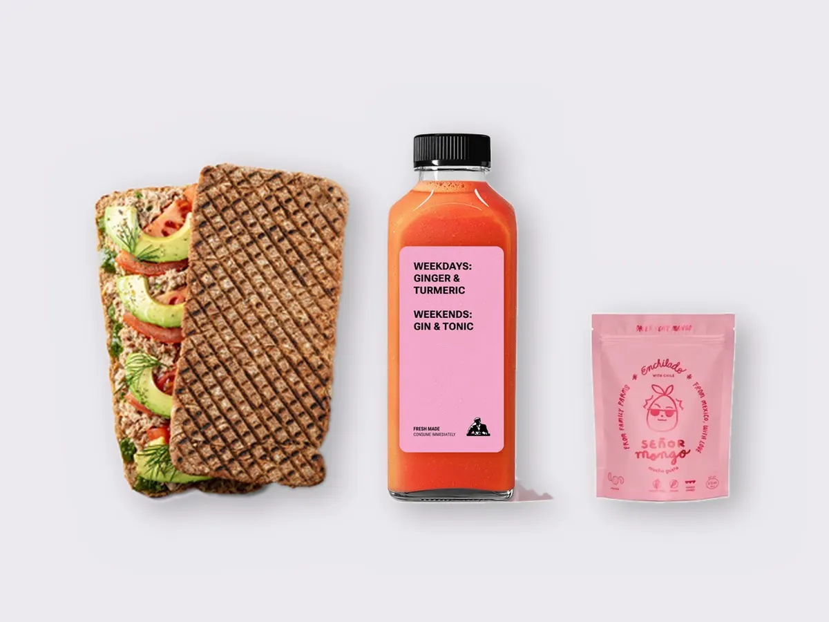 The Ultimate JOE Trio — Tunacado Sandwich, Pick Me Up, Tangy Mango Bites The Ultimate JOE Trio — Tunacado Sandwich, Pick Me Up, Tangy Mango Bites
