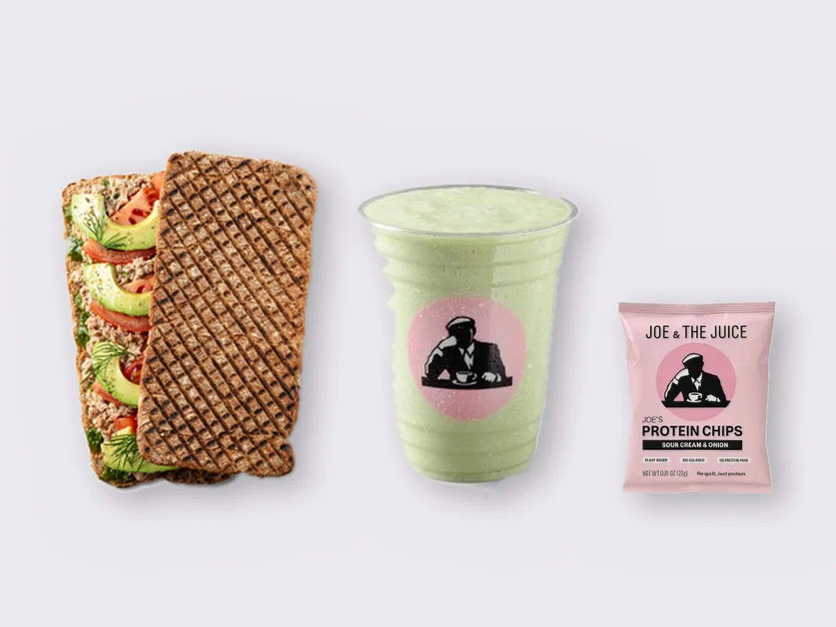 The Ultimate JOE Trio — Tunacado Sandwich, Avo Shake, JOE's Protein Chips The Ultimate JOE Trio — Tunacado Sandwich, Avo Shake, JOE's Protein Chips