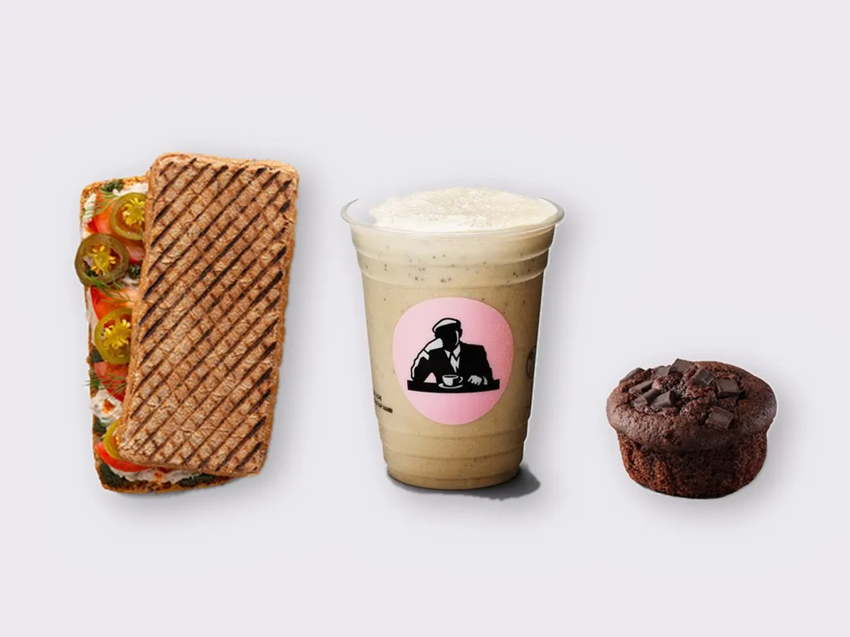 The Ultimate JOE Trio — Spicy Tuna Sandwich, Coffee Shake, Chocolate Muffin The Ultimate JOE Trio — Spicy Tuna Sandwich, Coffee Shake, Chocolate Muffin