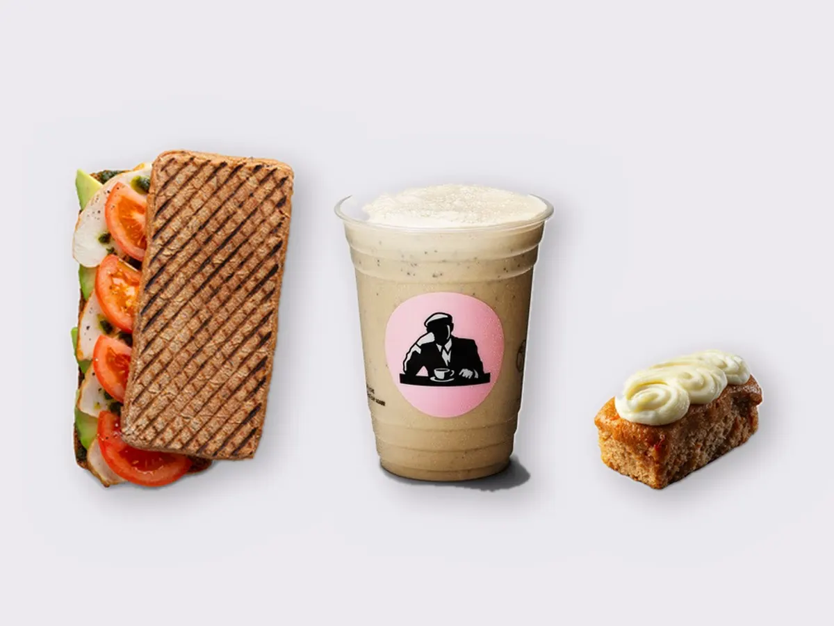 The Ultimate JOE Trio — JOE's Club Sandwich, Coffee Shake, Carrot Cake The Ultimate JOE Trio — JOE's Club Sandwich, Coffee Shake, Carrot Cake