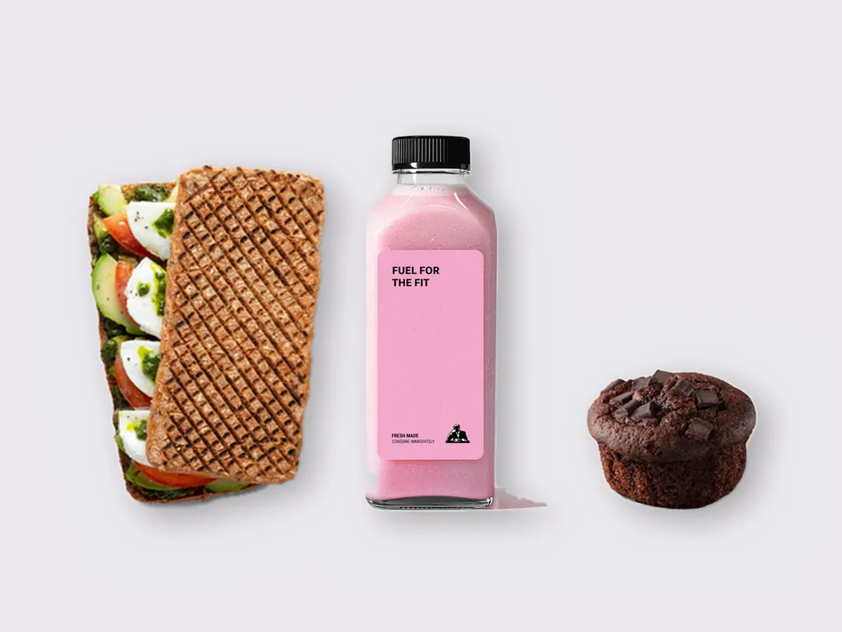 The Ultimate JOE Trio — Avocado Sandwich, Power Shake, Chocolate Muffin The Ultimate JOE Trio — Avocado Sandwich, Power Shake, Chocolate Muffin