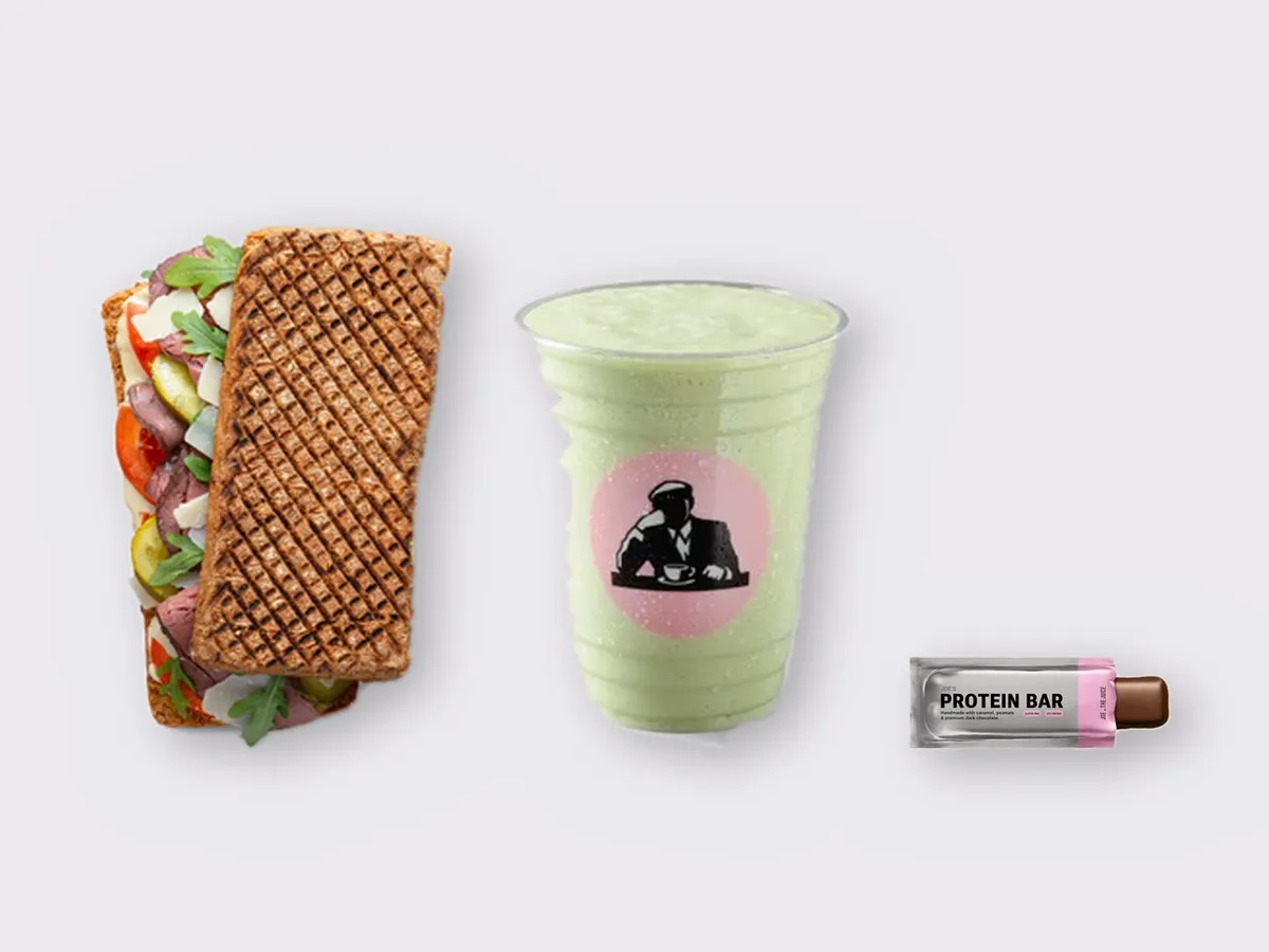 The Ultimate JOE Trio — The Steak, Avo Shake, JOE's Protein Bar The Ultimate JOE Trio — The Steak, Avo Shake, JOE's Protein Bar