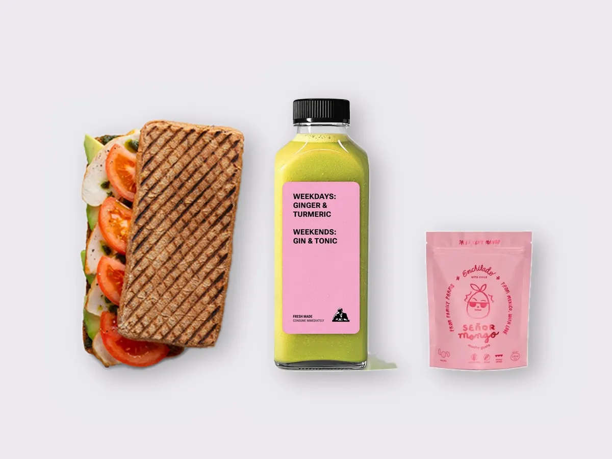 The Ultimate JOE Trio — JOE's Club Sandwich, Green Sport, Tangy Mango Bites The Ultimate JOE Trio — JOE's Club Sandwich, Green Sport, Tangy Mango Bites