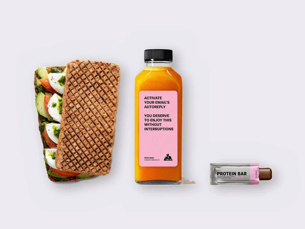 The Ultimate JOE Trio — Avocado Sandwich, Go Away DOC, JOE's Protein Bar The Ultimate JOE Trio — Avocado Sandwich, Go Away DOC, JOE's Protein Bar