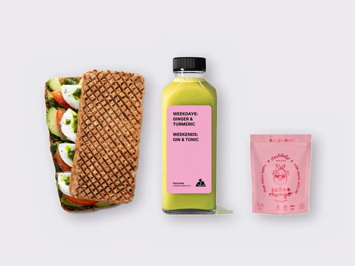 The Ultimate JOE Trio — Avocado Sandwich, Green Sport, Tangy Mango Bites The Ultimate JOE Trio — Avocado Sandwich, Green Sport, Tangy Mango Bites