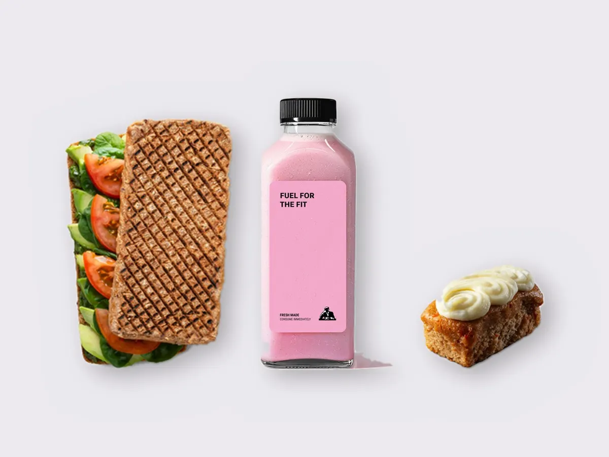The Ultimate JOE Trio — Dairy-free Avocado Sandwich, Power Shake, Carrot Cake The Ultimate JOE Trio — Dairy-free Avocado Sandwich, Power Shake, Carrot Cake