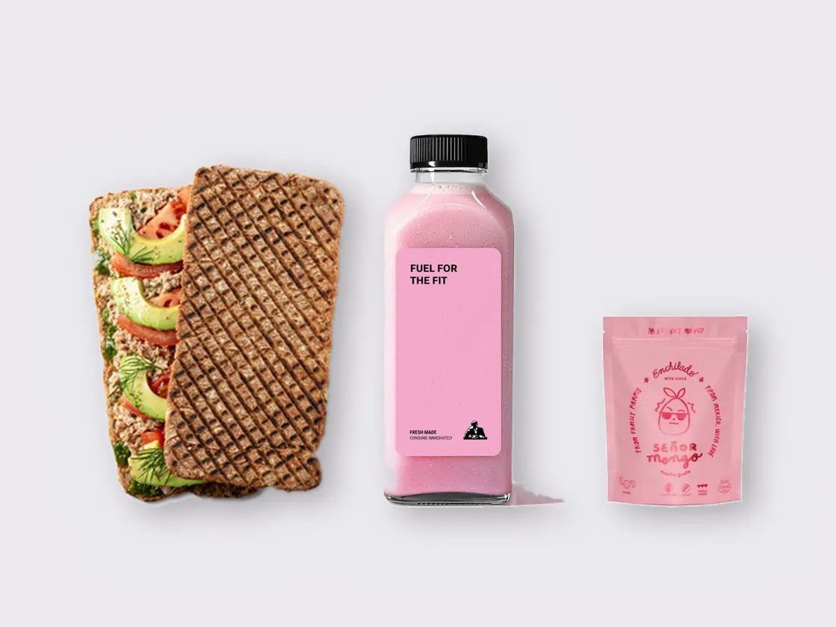 The Ultimate JOE Trio — Tunacado Sandwich, Power Shake, Tangy Mango Bites