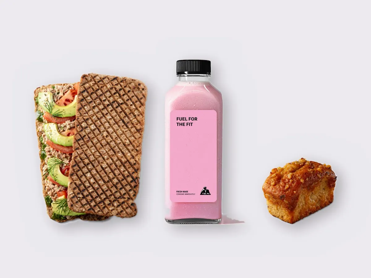 The Ultimate JOE Trio — Tunacado Sandwich, Power Shake, Banana Bread