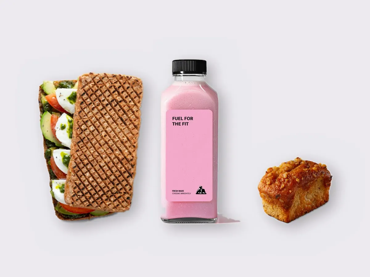 The Ultimate JOE Trio — Avocado Sandwich, Power Shake, Banana Bread