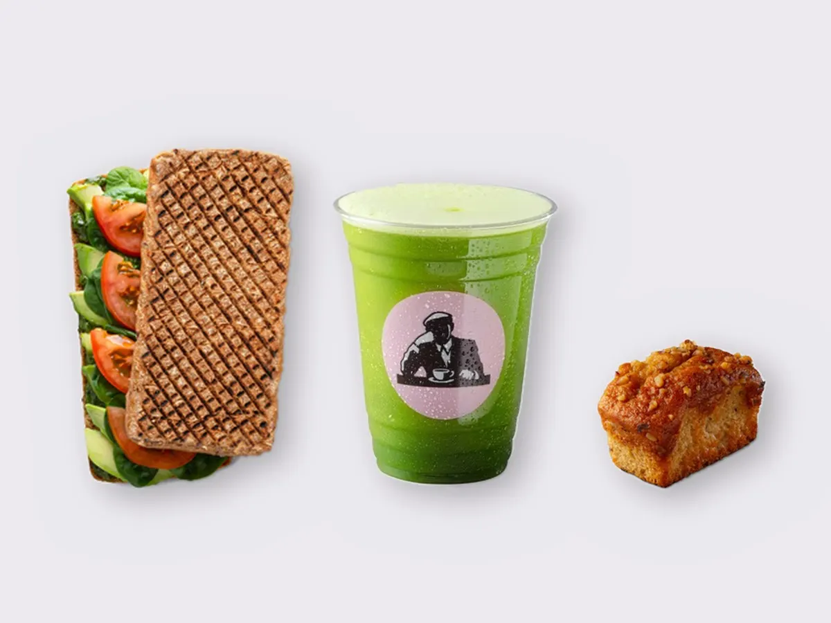 The Ultimate JOE Trio — DF Avocado Sandwich, Green Tonic, Banana Bread