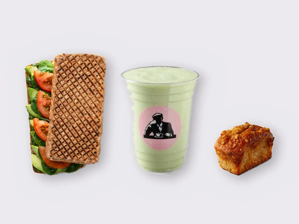 The Ultimate JOE Trio — DF Avocado Sandwich, Avo Shake, Banana Bread