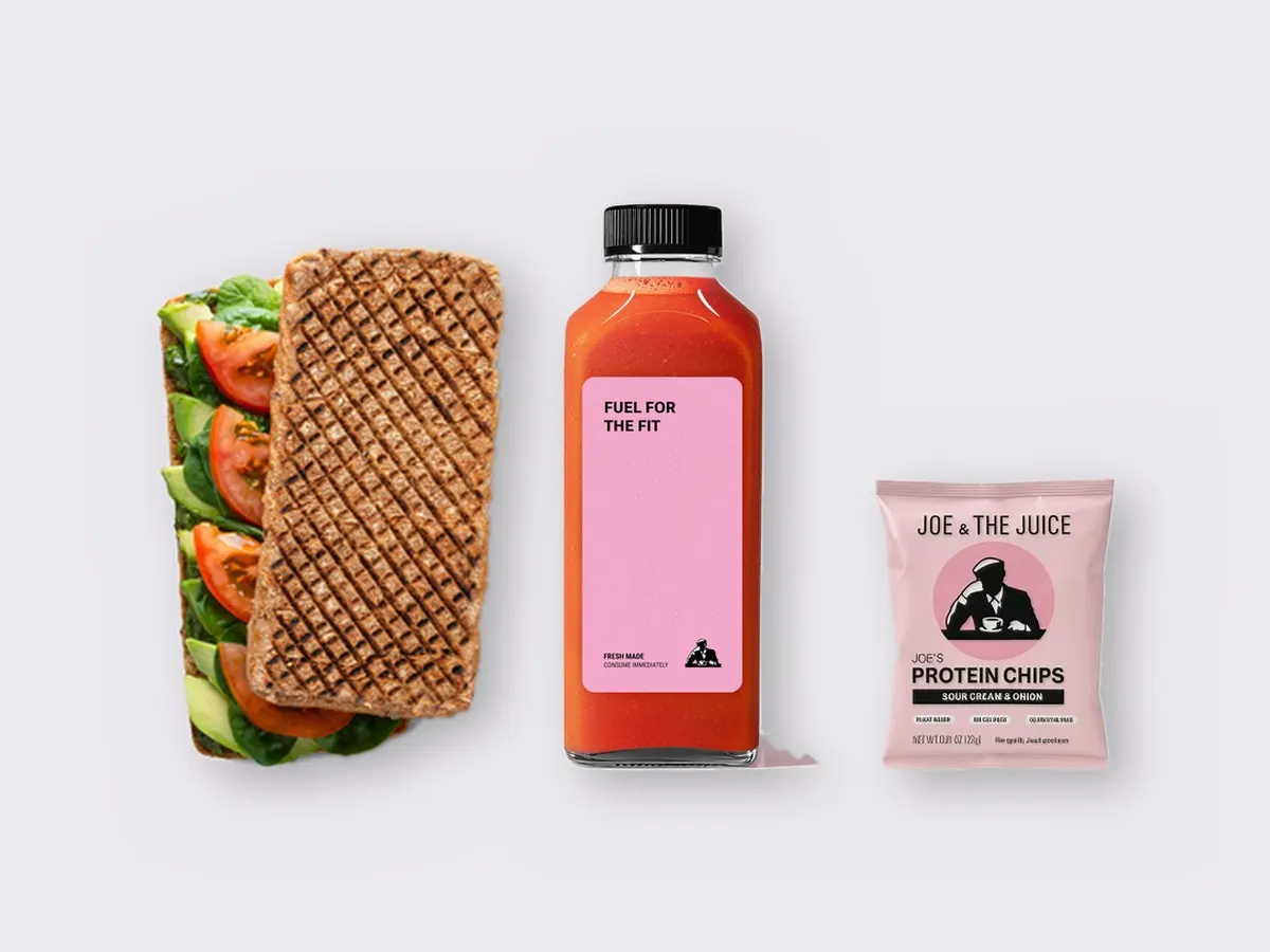 The Ultimate JOE Trio — DF Avocado Sandwich, Stress Down, JOE's Protein Chips