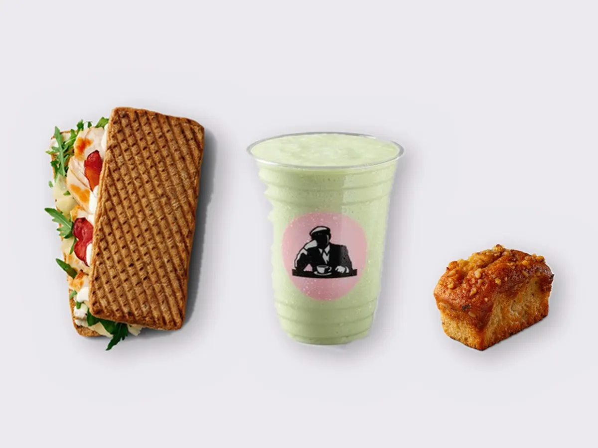 The Ultimate JOE Trio — JOE's Spicy Caesar, Avo Shake, Banana Bread