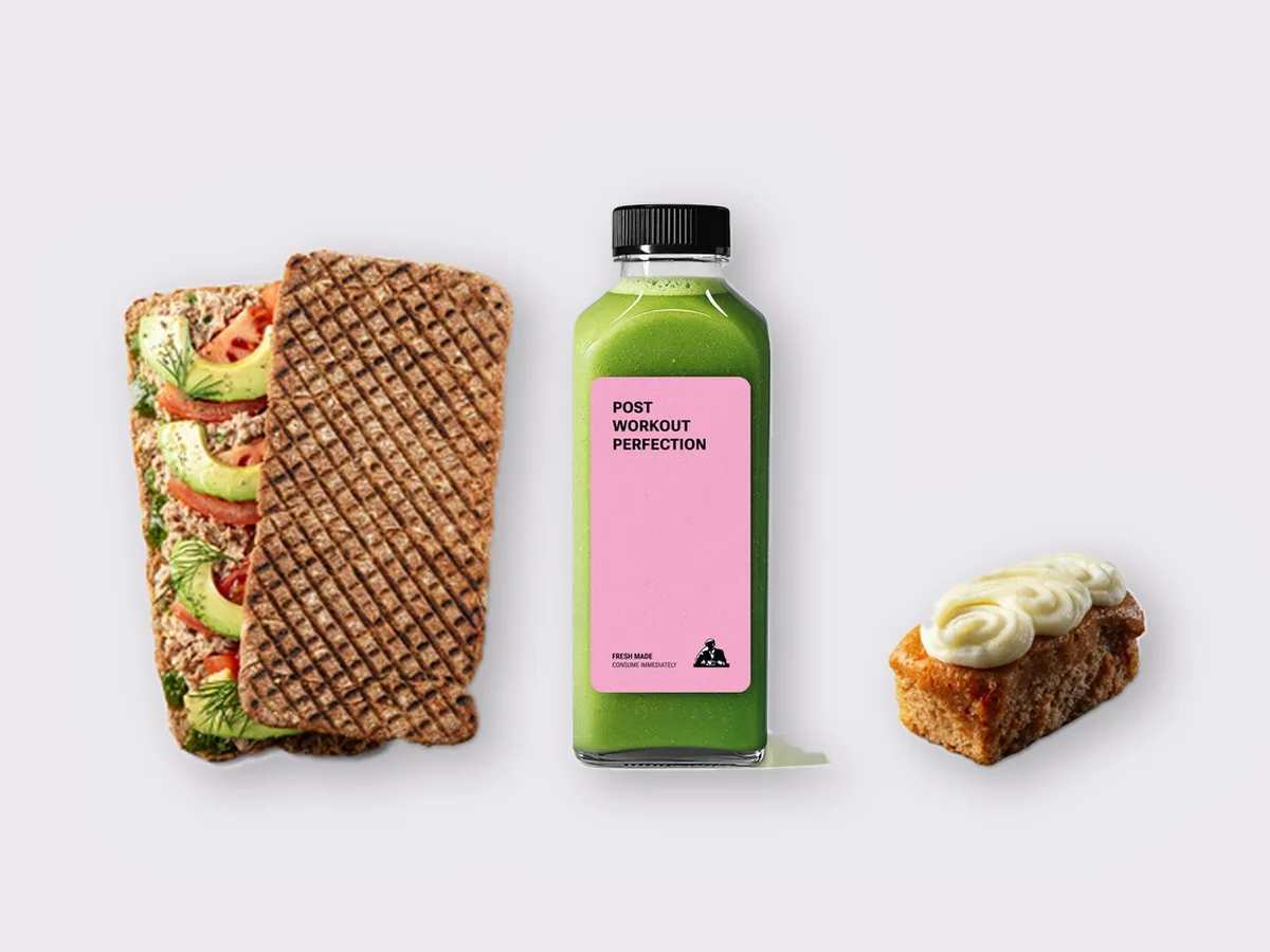 The Ultimate JOE Trio — Tunacado Sandwich, Prince of Green, Carrot Cake