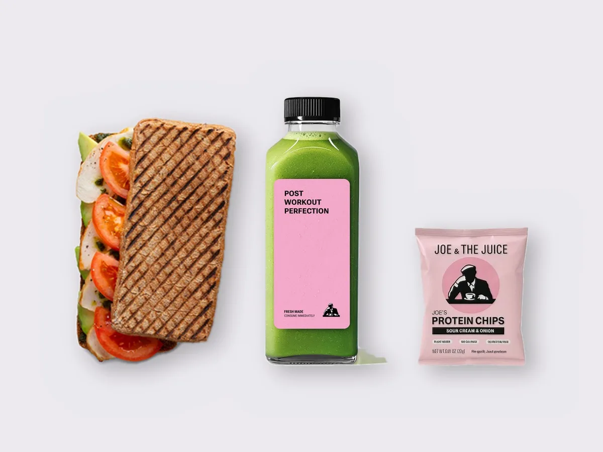 The Ultimate JOE Trio- JOE's Club Sandwich, Prince of Green, JOE's Protein Chips