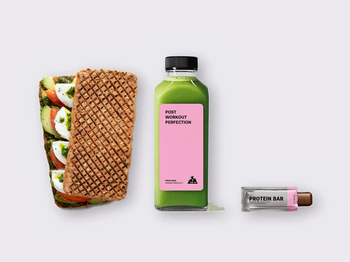 The Ultimate JOE Trio — Avocado Sandwich, Prince of Green, JOE's Protein Bar