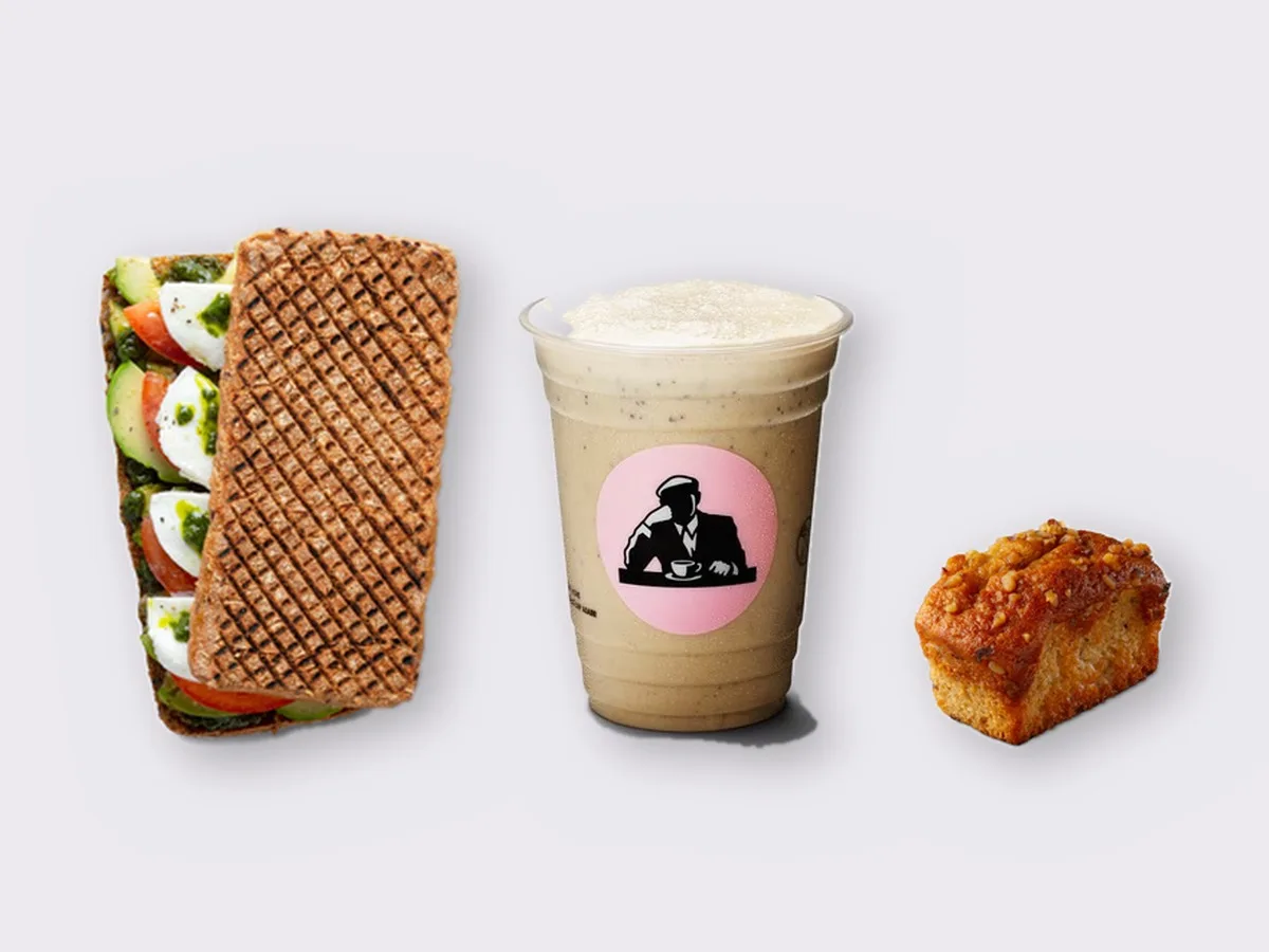 The Ultimate JOE Trio — Avocado Sandwich, Coffee Shake, Banana Bread