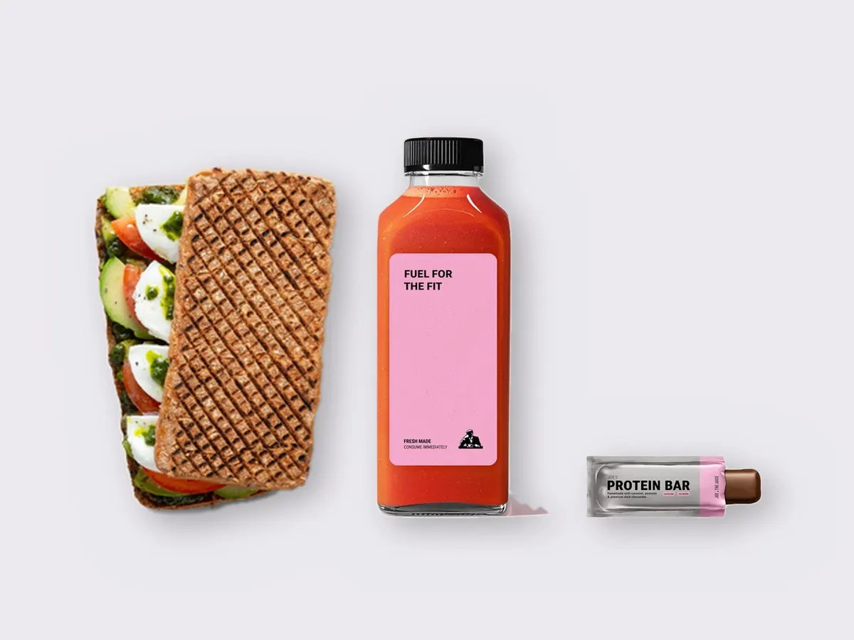 The Ultimate JOE Trio — Avocado Sandwich, Stress Down, JOE's Protein Bar