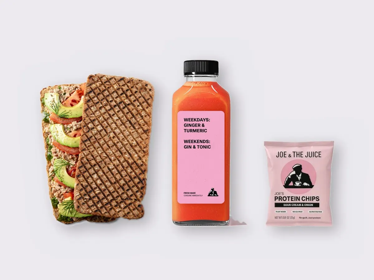 The Ultimate JOE Trio — Tunacado Sandwich, Pick Me Up, JOE's Protein Chips The Ultimate JOE Trio — Tunacado Sandwich, Pick Me Up, JOE's Protein Chips