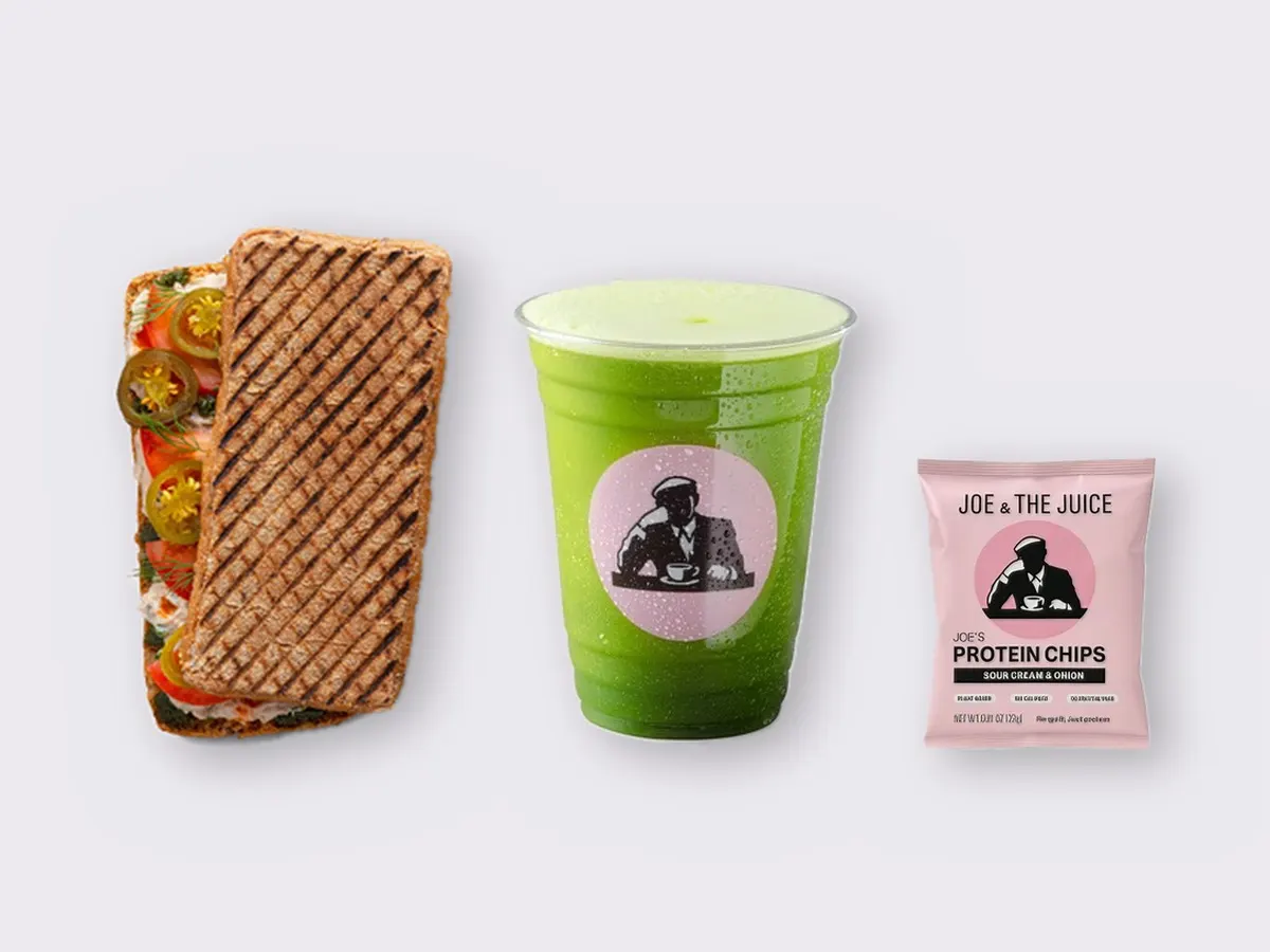 The Ultimate JOE Trio — Spicy Tuna Sandwich, Green Tonic, JOE's Protein Chips The Ultimate JOE Trio — Spicy Tuna Sandwich, Green Tonic, JOE's Protein Chips