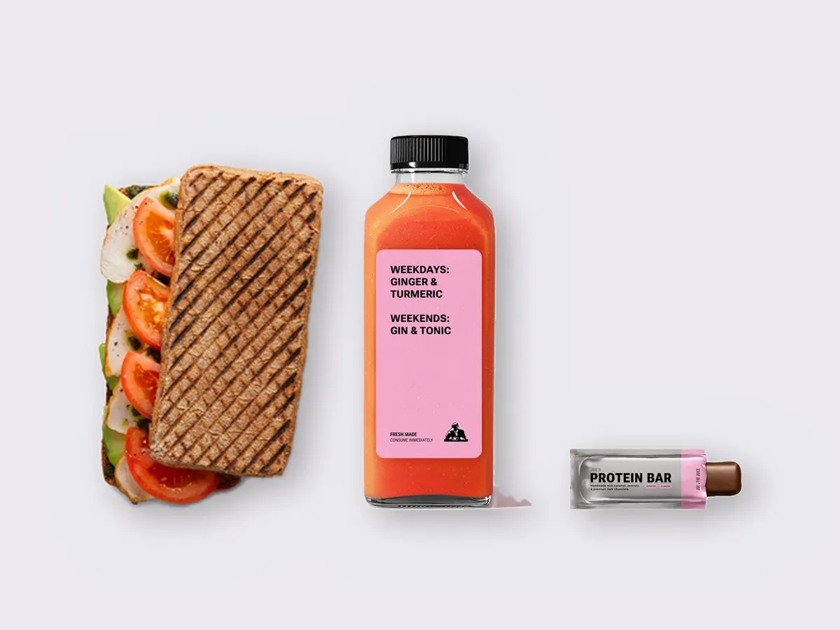 The Ultimate JOE Trio — JOE's Club Sandwich, Pick Me Up, JOE's Protein Bar The Ultimate JOE Trio — JOE's Club Sandwich, Pick Me Up, JOE's Protein Bar