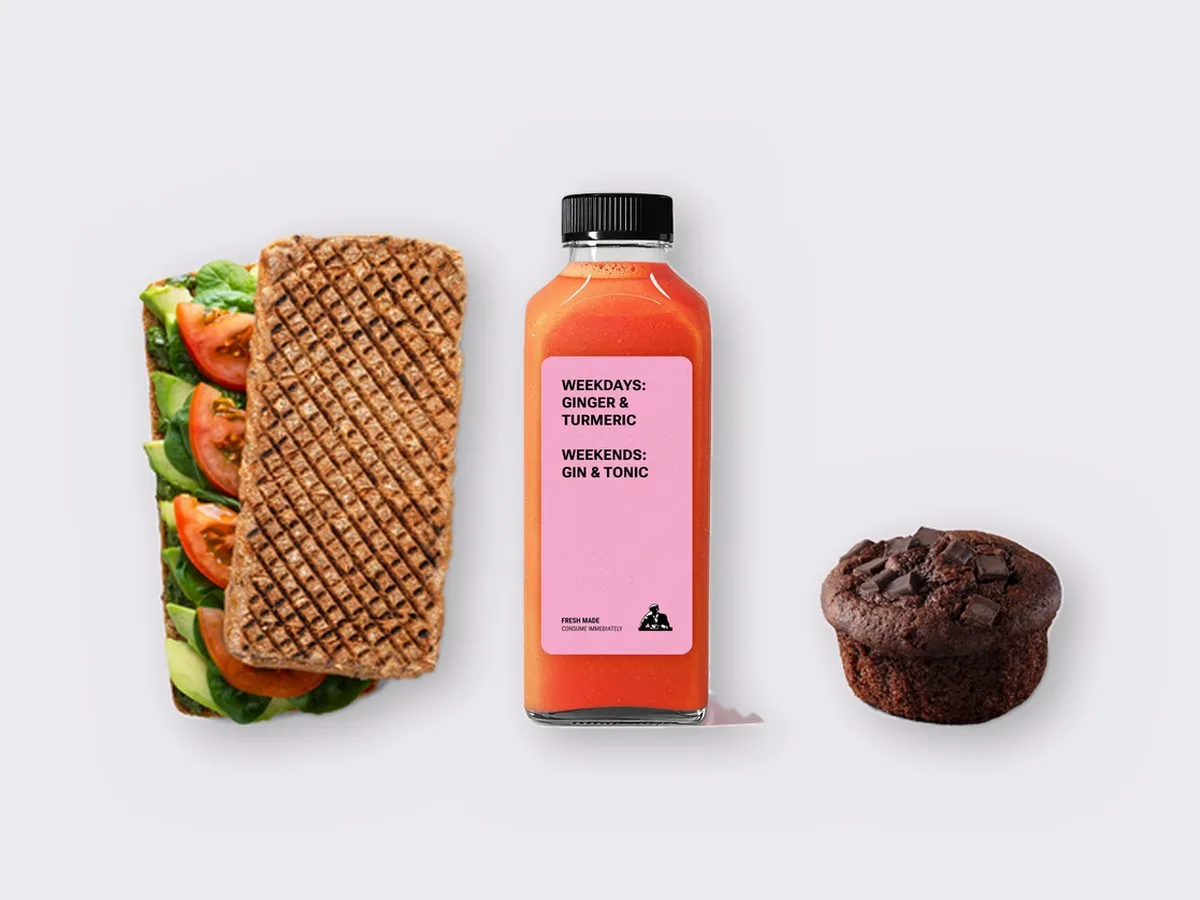 The Ultimate JOE Trio — DF Avocado Sandwich, Pick Me Up, Chocolate Muffin The Ultimate JOE Trio — DF Avocado Sandwich, Pick Me Up, Chocolate Muffin