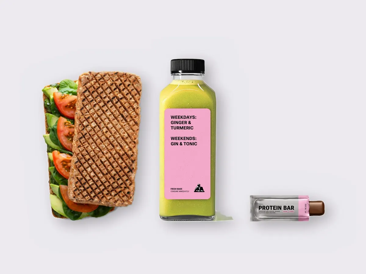 The Ultimate JOE Trio — DF Avocado Sandwich, Green Sport, JOE's Protein Bar The Ultimate JOE Trio — DF Avocado Sandwich, Green Sport, JOE's Protein Bar