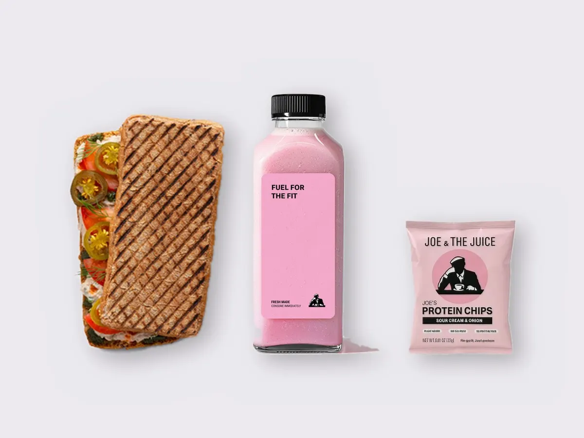 The Ultimate JOE Trio — Spicy Tuna Sandwich, Power Shake, JOE's Protein Chips The Ultimate JOE Trio — Spicy Tuna Sandwich, Power Shake, JOE's Protein Chips