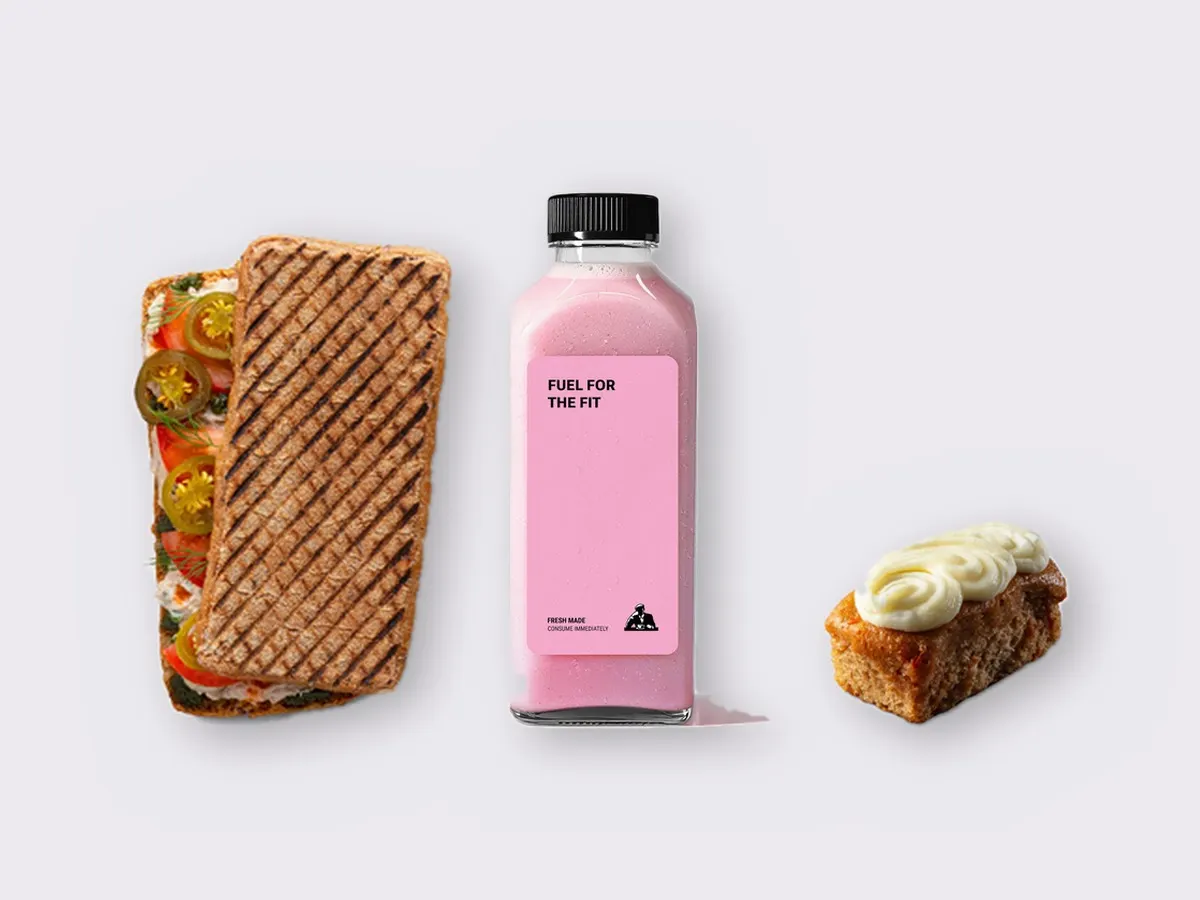 The Ultimate JOE Trio — Spicy Tuna Sandwich, Power Shake, Carrot Cake The Ultimate JOE Trio — Spicy Tuna Sandwich, Power Shake, Carrot Cake