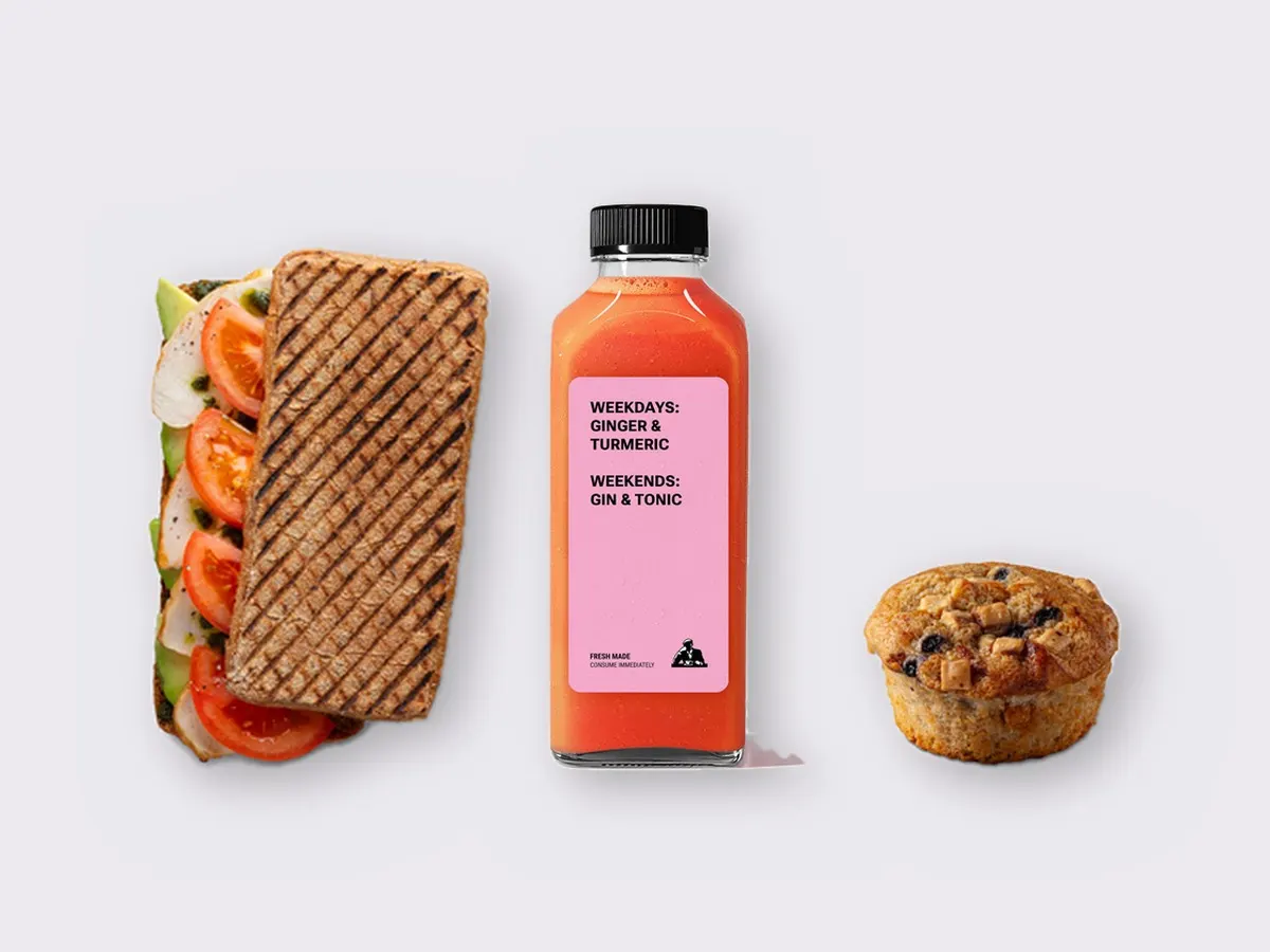 The Ultimate JOE Trio — JOE's Club Sandwich, Pick Me Up, Blueberry Muffin The Ultimate JOE Trio — JOE's Club Sandwich, Pick Me Up, Blueberry Muffin