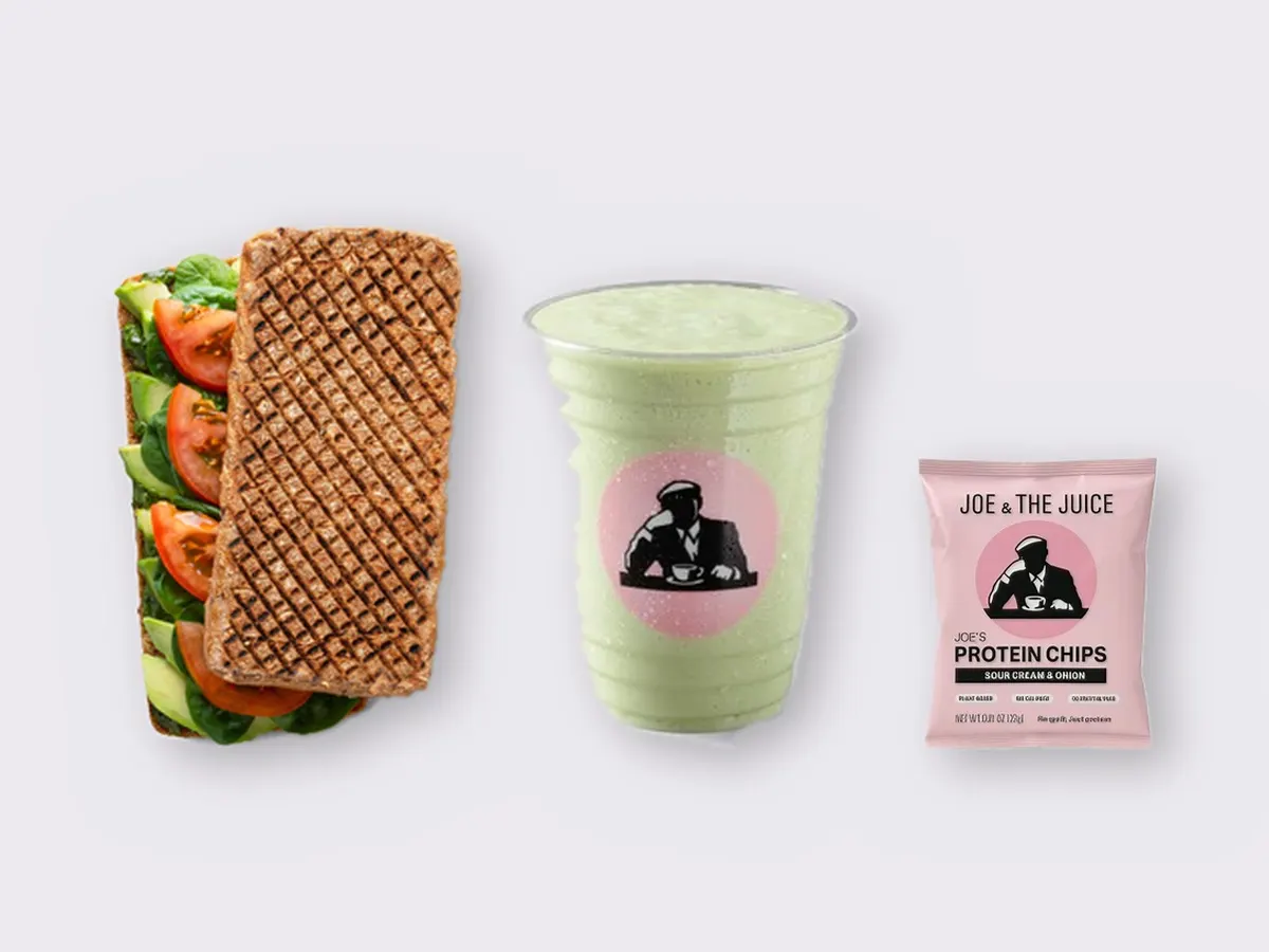 The Ultimate JOE Trio — DF Avocado Sandwich, Avo Shake, JOE's Protein Chips The Ultimate JOE Trio — DF Avocado Sandwich, Avo Shake, JOE's Protein Chips