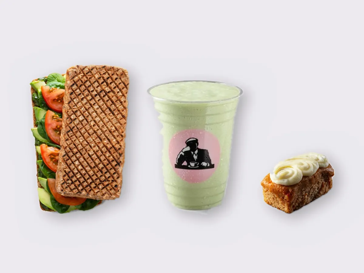 The Ultimate JOE Trio — DF Avocado Sandwich, Avo Shake, Carrot Cake The Ultimate JOE Trio — DF Avocado Sandwich, Avo Shake, Carrot Cake