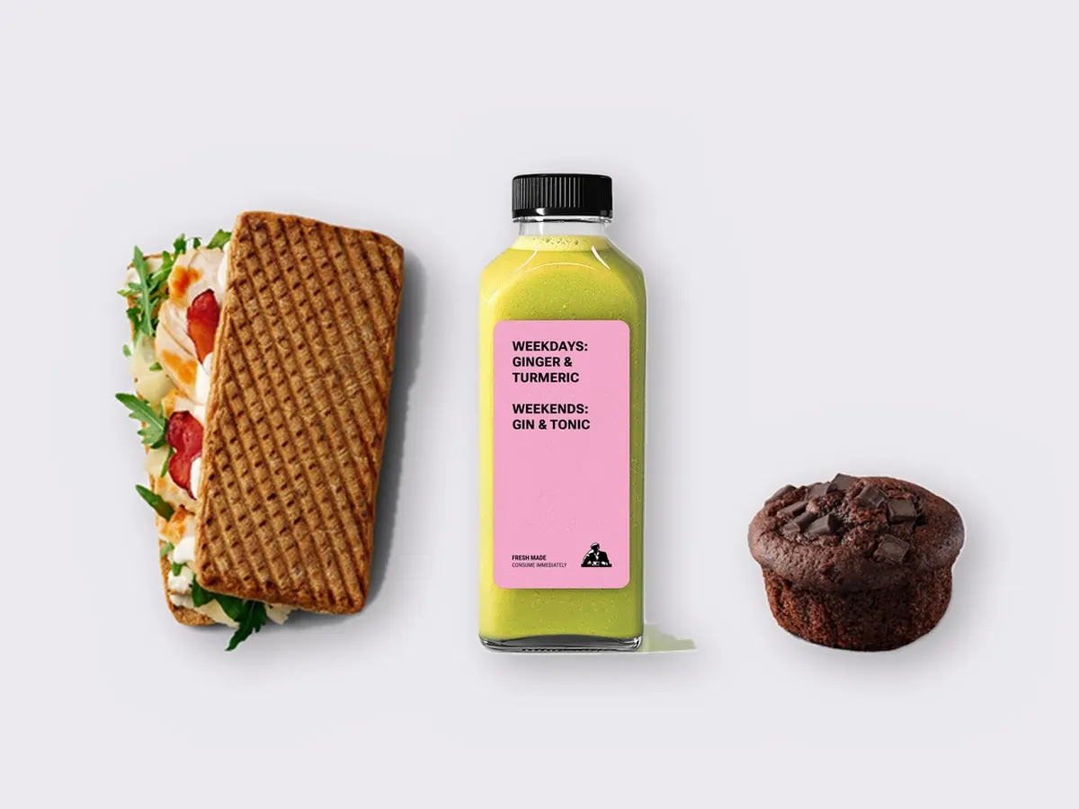 The Ultimate JOE Trio — JOE's Spicy Caesar, Green Sport, Chocolate Muffin The Ultimate JOE Trio — JOE's Spicy Caesar, Green Sport, Chocolate Muffin