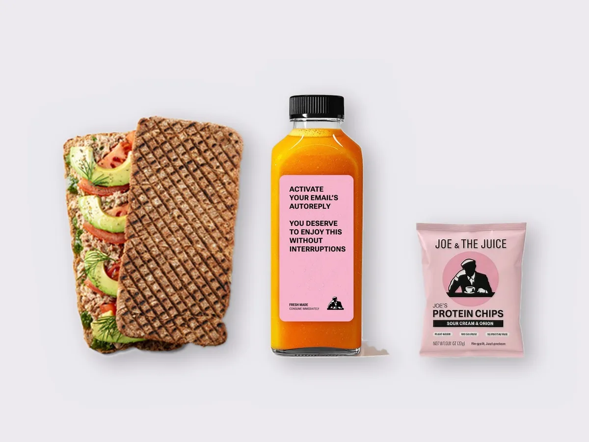 The Ultimate JOE Trio — Tunacado Sandwich, Go Away DOC, JOE's Protein Chips The Ultimate JOE Trio — Tunacado Sandwich, Go Away DOC, JOE's Protein Chips