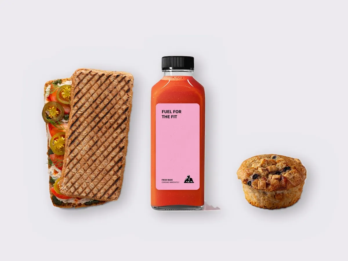 The Ultimate JOE Trio — Spicy Tuna Sandwich, Stress Down, Blueberry Muffin The Ultimate JOE Trio — Spicy Tuna Sandwich, Stress Down, Blueberry Muffin