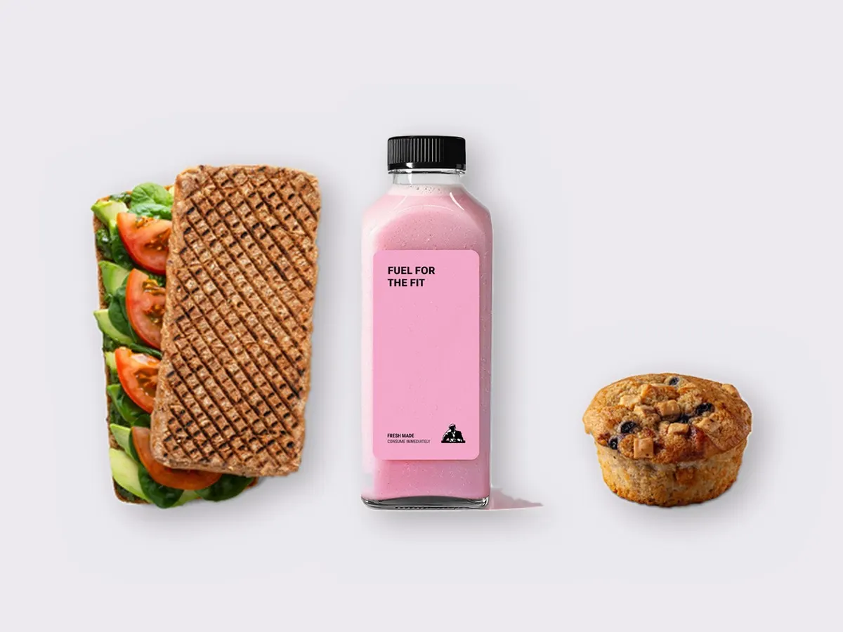 The Ultimate JOE Trio — DF Avocado Sandwich, Power Shake, Blueberry Muffin The Ultimate JOE Trio — DF Avocado Sandwich, Power Shake, Blueberry Muffin