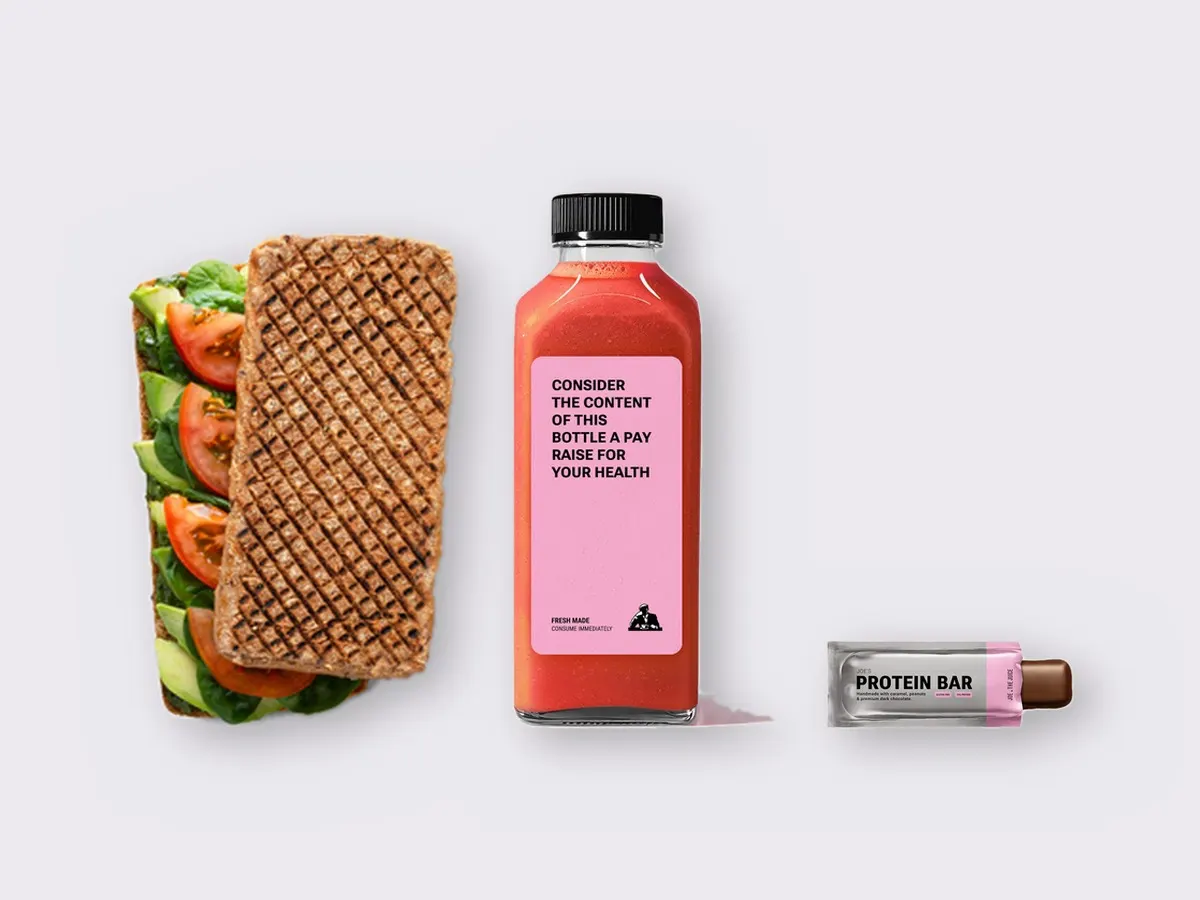 The Ultimate JOE Trio — DF Avocado Sandwich, Iron Man, JOE's Protein Bar The Ultimate JOE Trio — DF Avocado Sandwich, Iron Man, JOE's Protein Bar