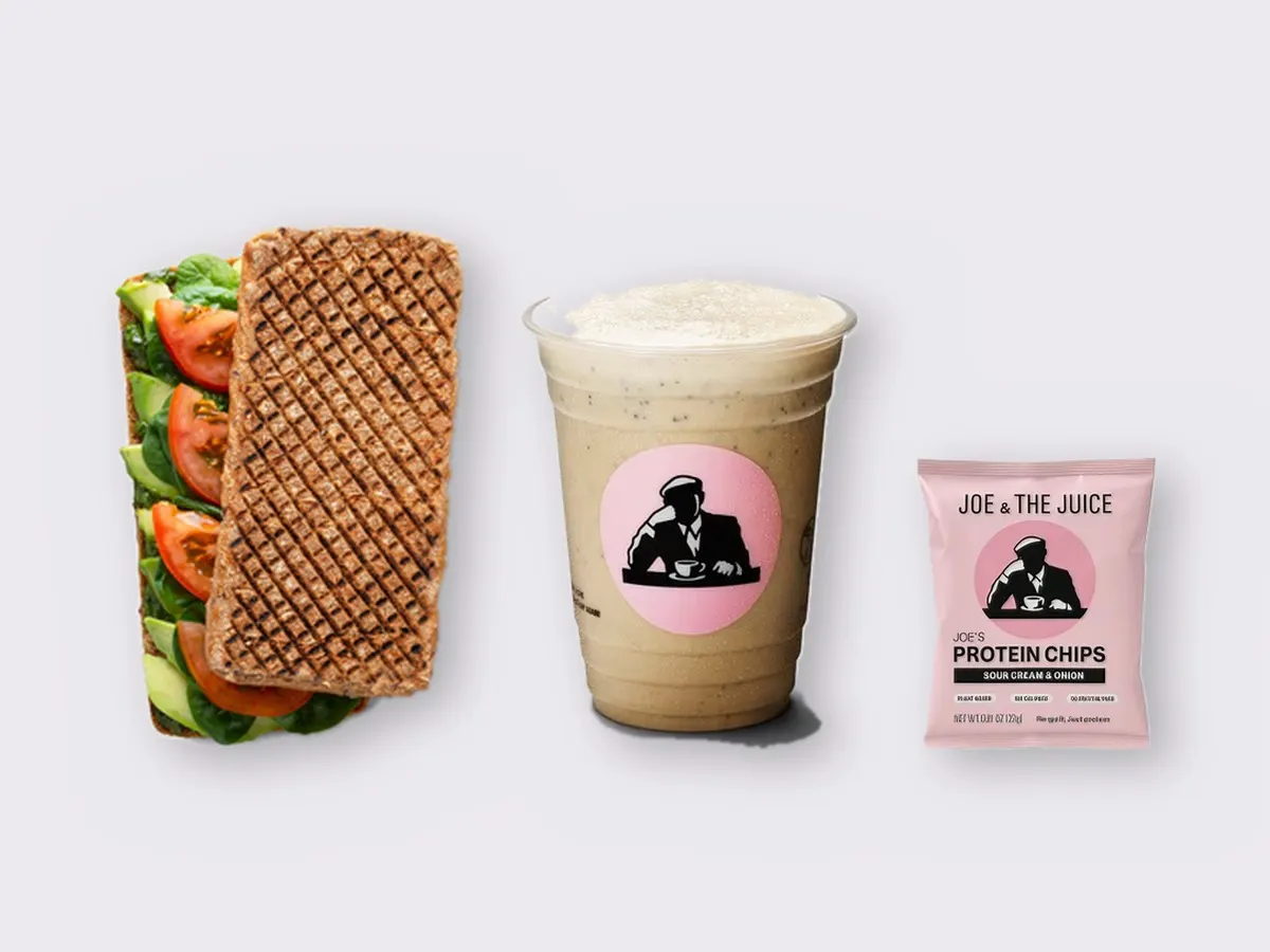 The Ultimate JOE Trio — DF Avocado Sandwich, Coffee Shake, Protein Chips The Ultimate JOE Trio — DF Avocado Sandwich, Coffee Shake, Protein Chips