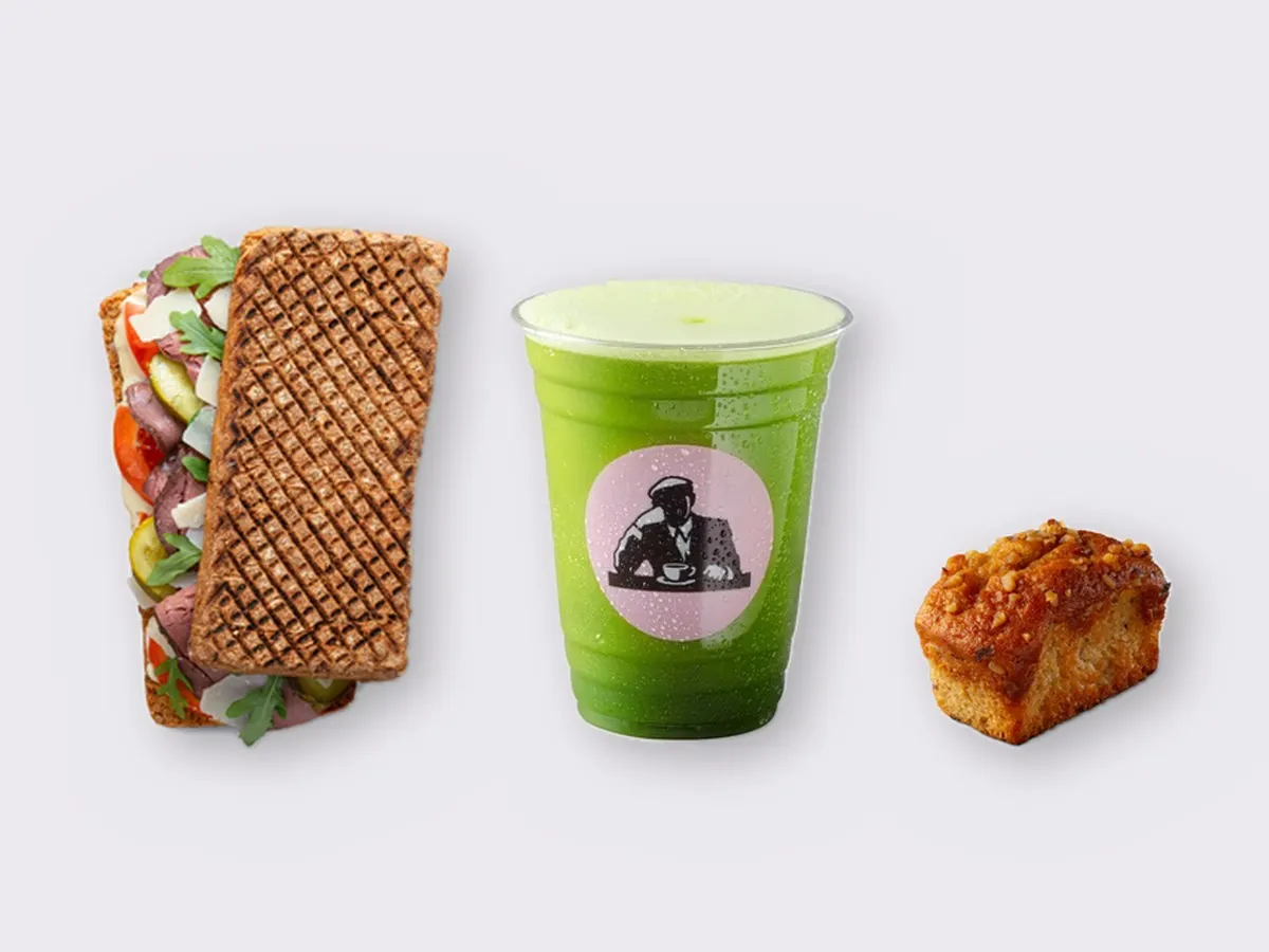 The Ultimate JOE Trio — The Steak, Green Tonic, Banana Bread
