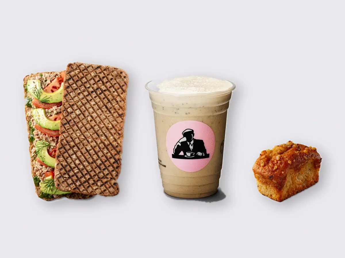 The Ultimate JOE Trio — Tunacado Sandwich, Coffee Shake, Banana Bread