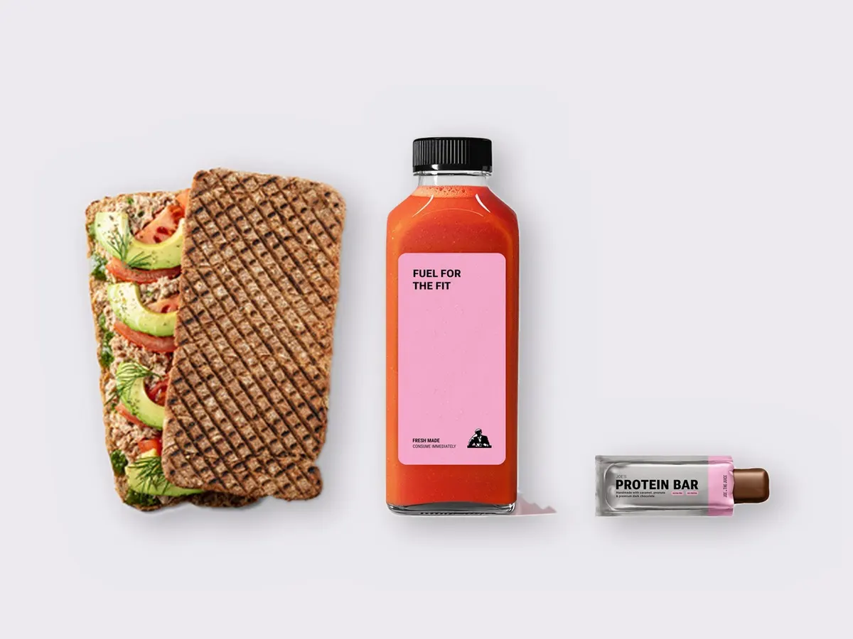 The Ultimate JOE Trio — Tunacado Sandwich, Stress Down, JOE's Protein Bar