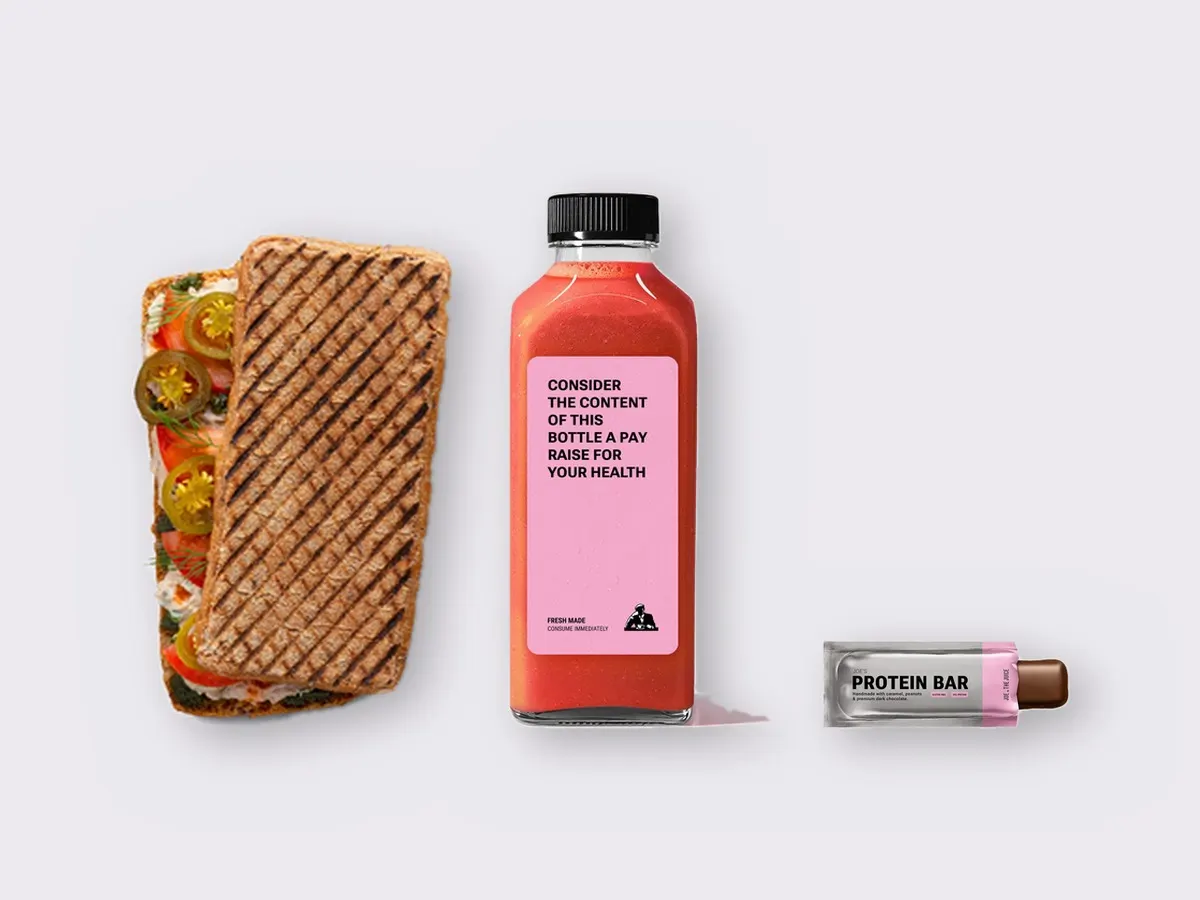 The Ultimate JOE Trio — Spicy Tuna Sandwich, Iron Man, JOE's Protein Bar