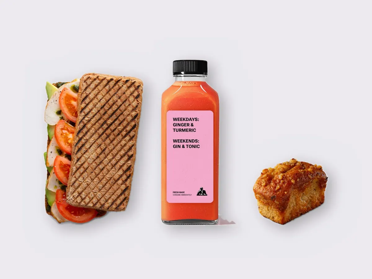 The Ultimate JOE Trio — JOE's Club Sandwich, Pick Me Up, Banana Bread