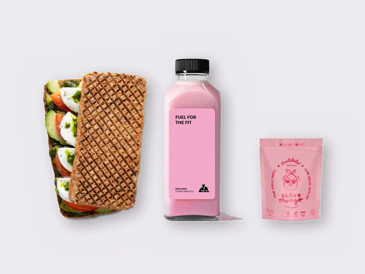 The Ultimate JOE Trio — Avocado Sandwich, Power Shake, Tangy Mango Bites