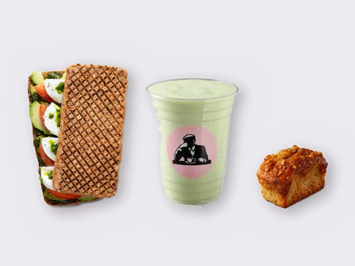 The Ultimate JOE Trio — Avocado Sandwich, Avo Shake, Banana Bread