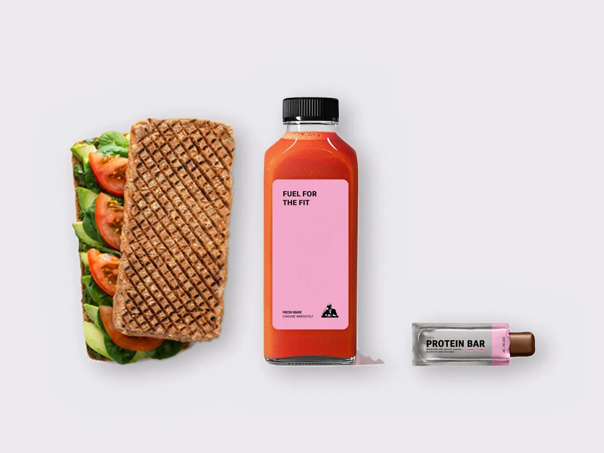 The Ultimate JOE Trio — DF Avocado Sandwich, Stress Down, JOE's Protein Bar