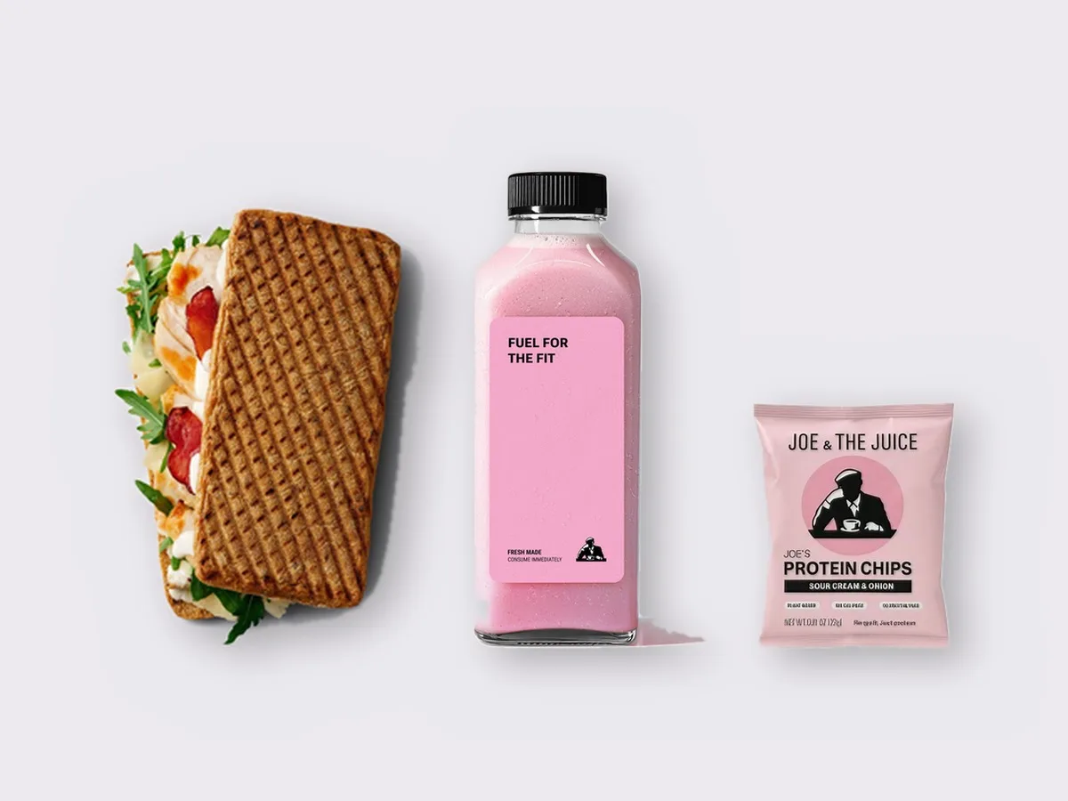 The Ultimate JOE Trio — JOE's Spicy Caesar, Power Shake, JOE's Protein Chips